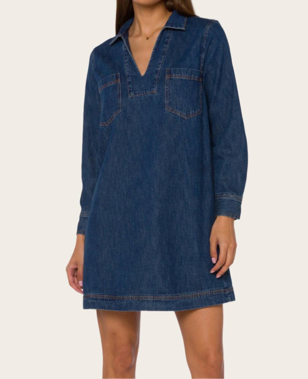 Velvet Heart - Lacey Denim Dress