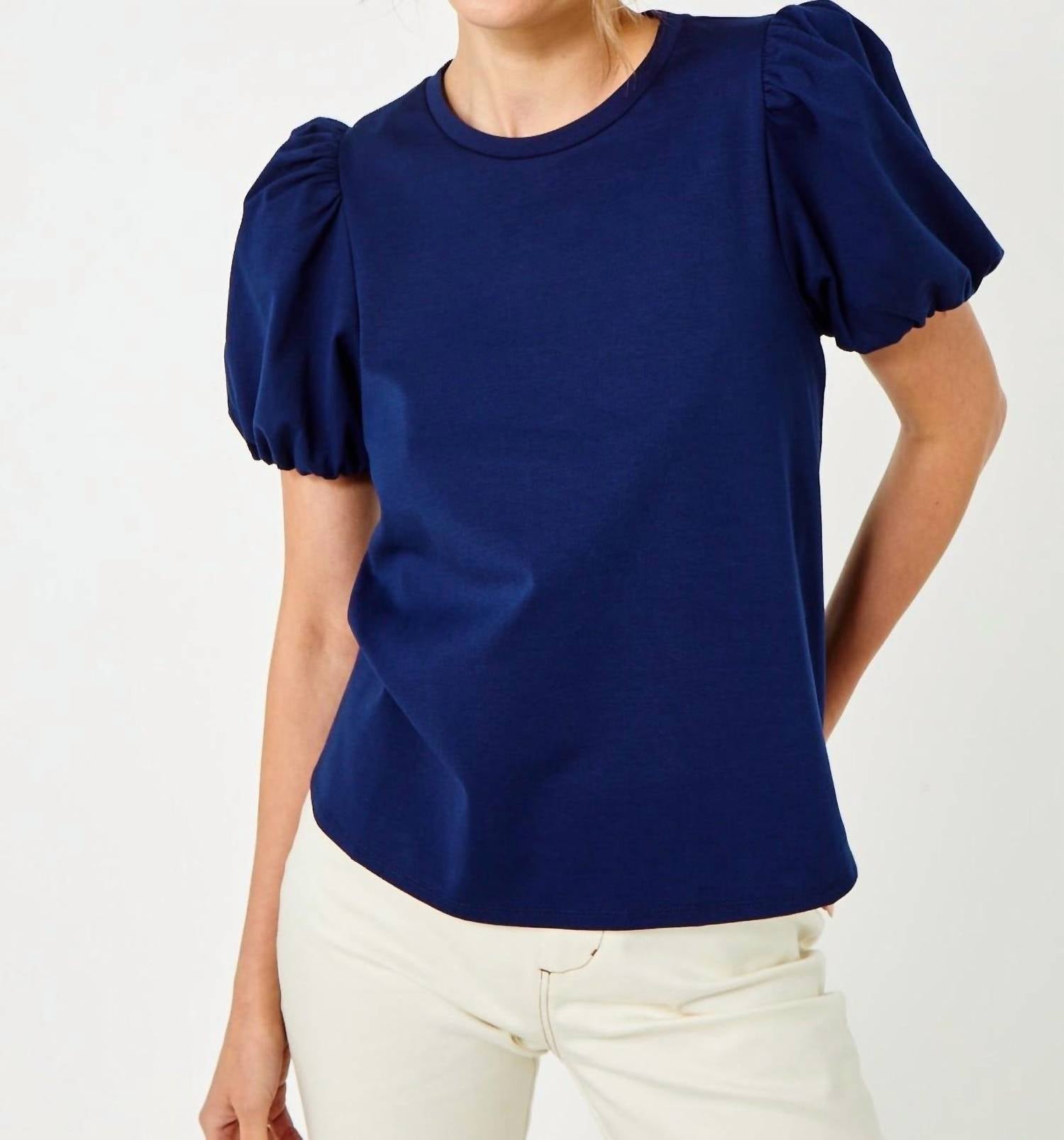Cartolina Nantucket - Noemie Puff Sleeve Tee