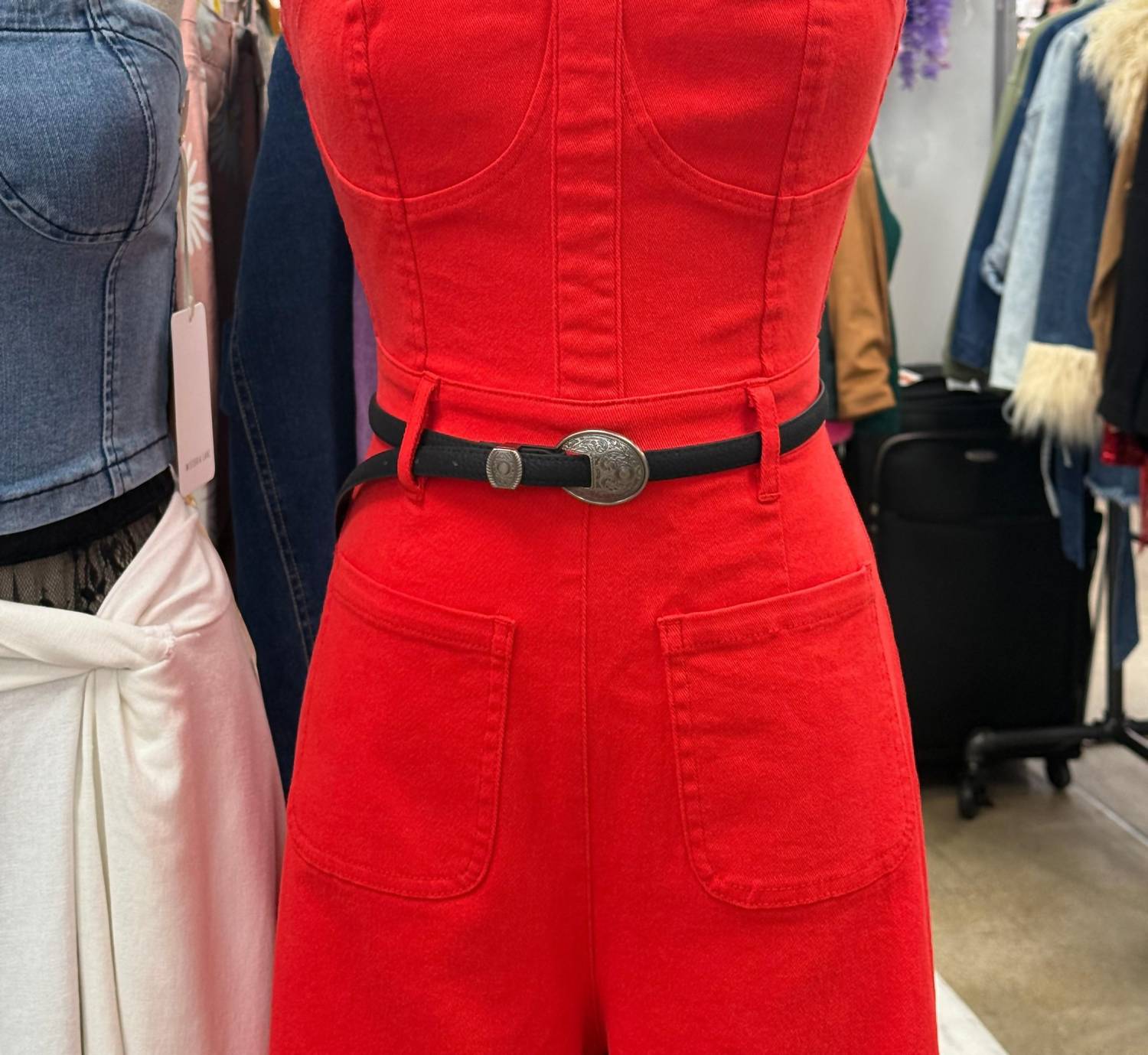 Wisteria Lane - Denim Romper