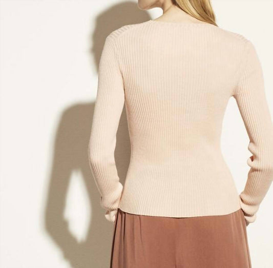 Vince - Marled Rib Crew Pullover