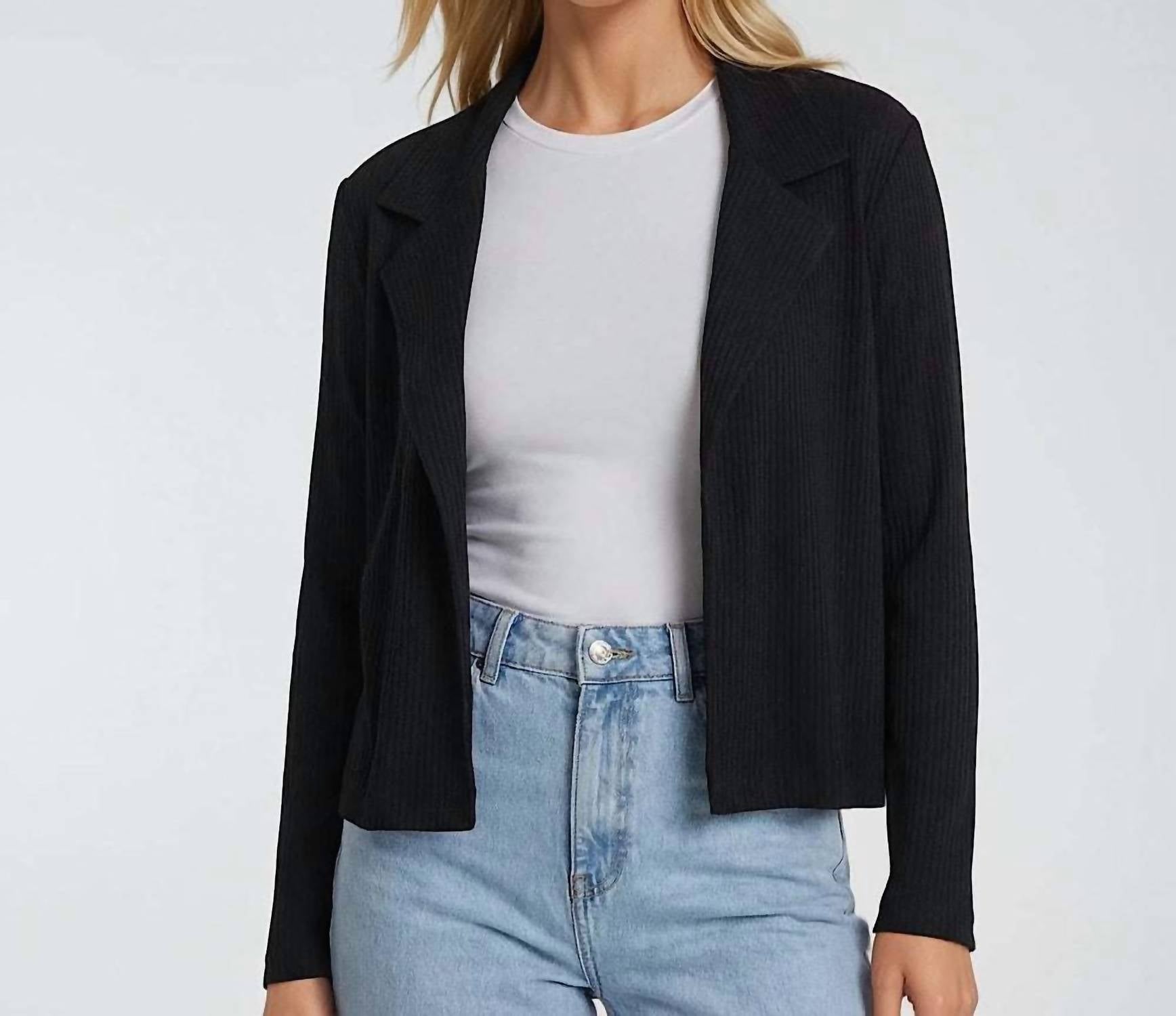 Karen Kane - Ribbed Jacket