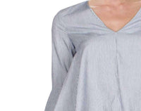 Aqua - Women's Striped V-neck Top