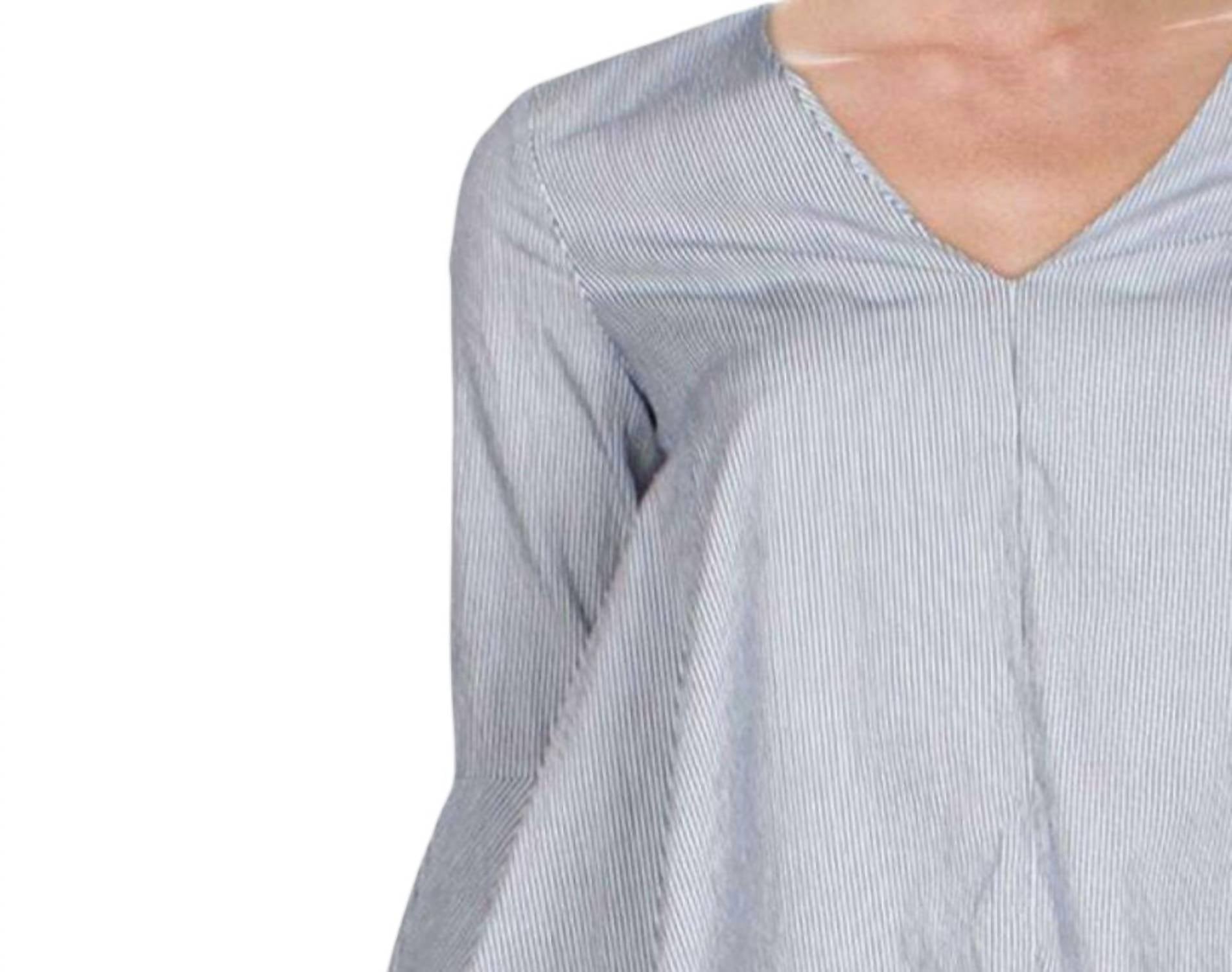 Aqua - Women's Striped V-neck Top