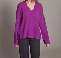 Alashan Cashmere - Devin Hi-low V-neck Top