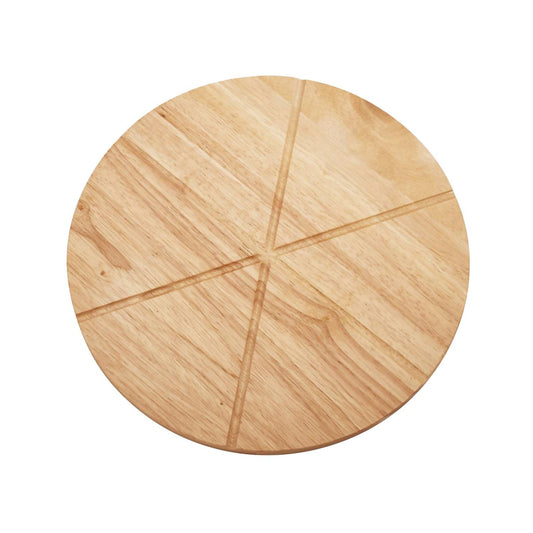 Creative Gifts International - Wooden Pizza Board with Cutting Wheel & Server