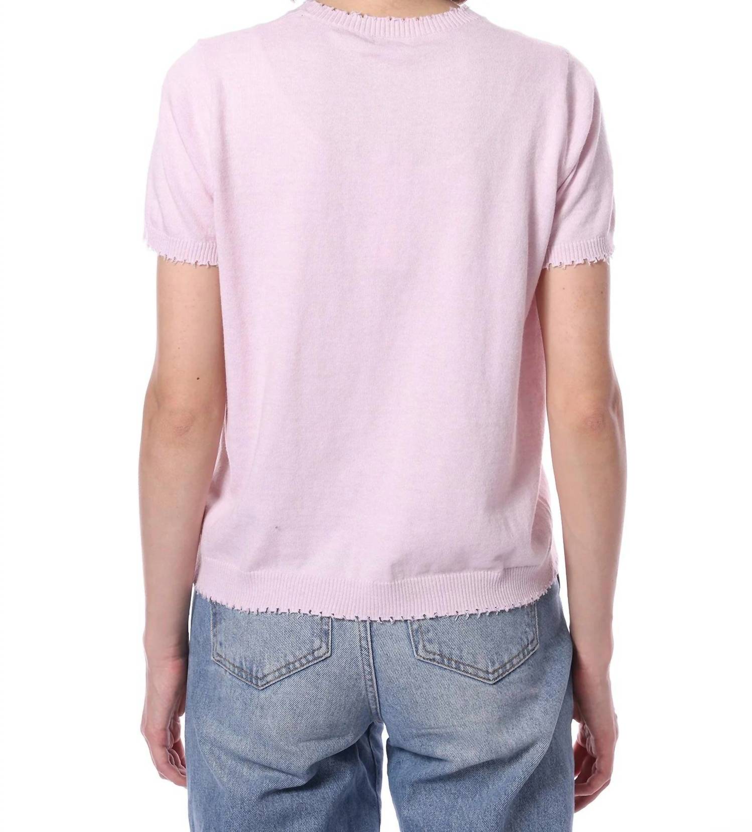 Minnie Rose - Anchor Cashmere Tee