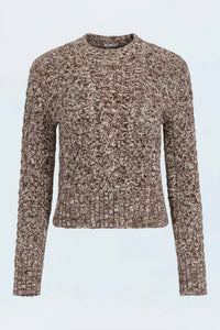 PISTOLA Women's Quinn Sweater in chocolate marl - women's sweater - view 5