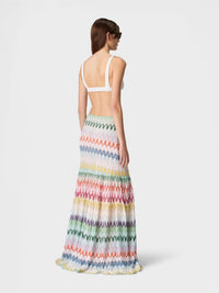 Missoni - Ruffles And Lace Motif Long Skirt