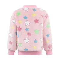 Lola + The Boys - Kid's Fuzzy Reversible Bomber Jacket