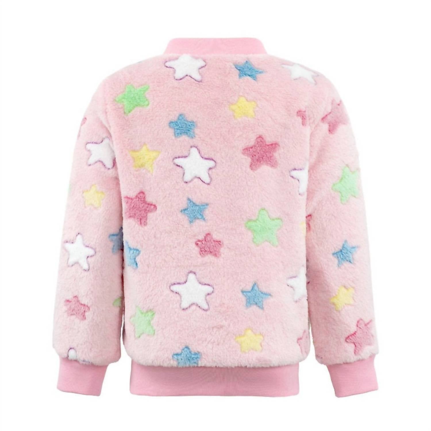 Lola + The Boys - Kid's Fuzzy Reversible Bomber Jacket