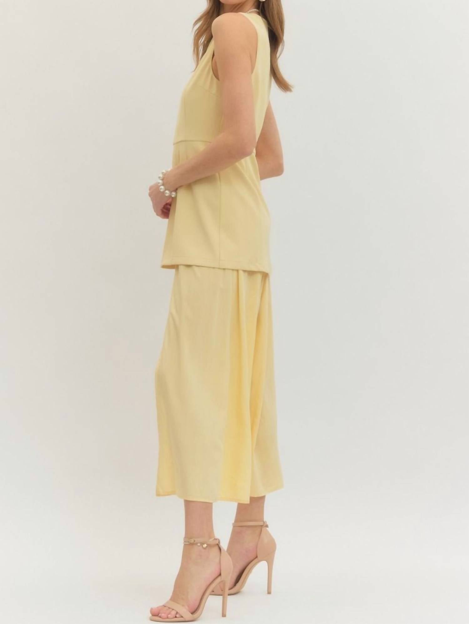 Entro - Two Piece Look Midi Dress
