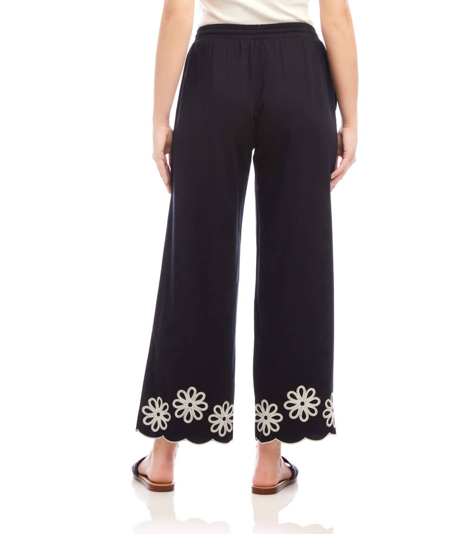 Karen Kane - Scallop Drawstring Pants