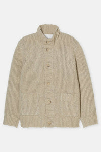 CLOSED Turtleneck Cardigan in silt grey - men's sweater - view 7