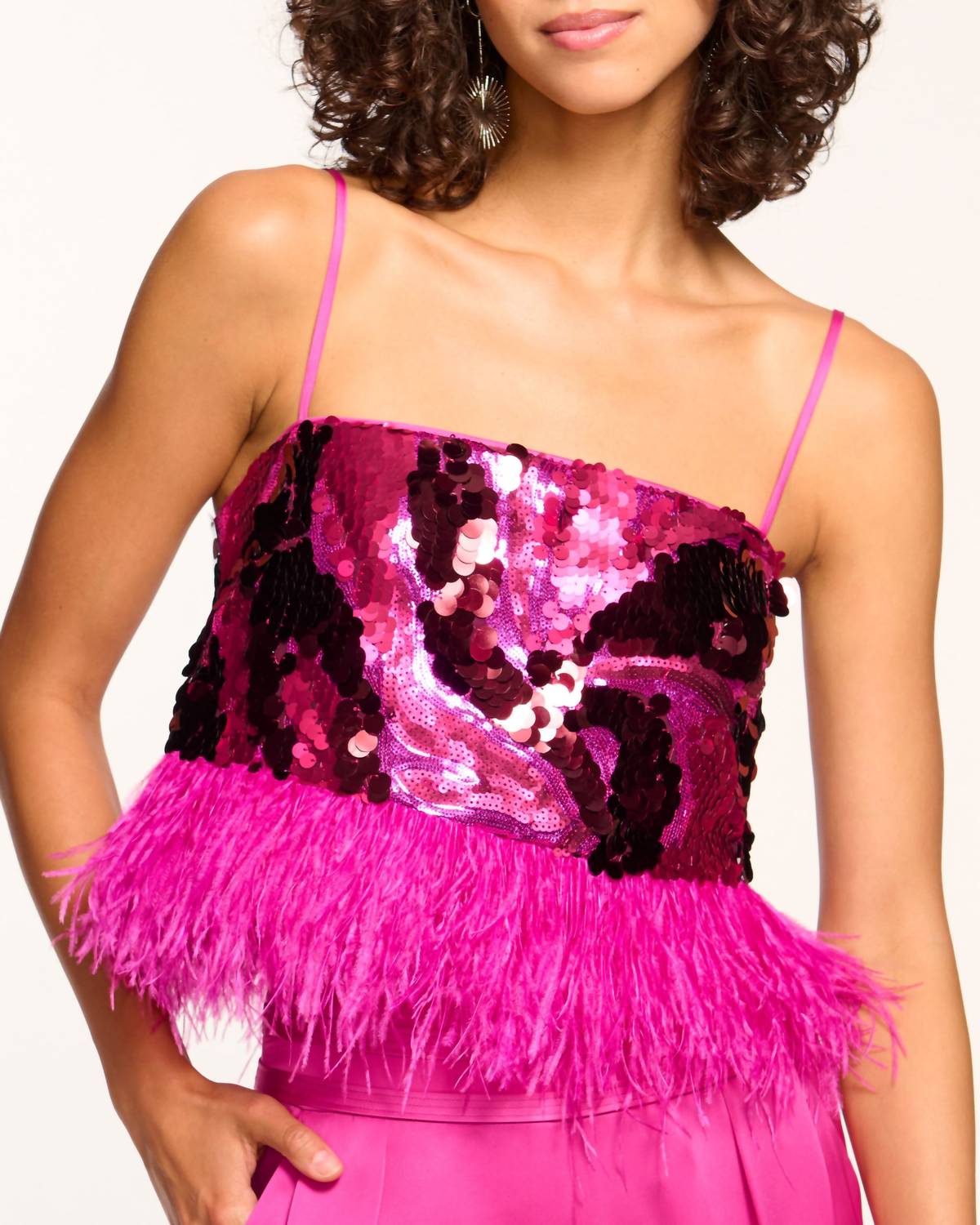 Ramy Brook - Stanley Sequin Top