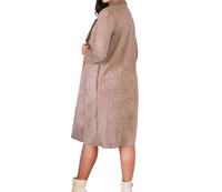 Love Poem - Molly Mae Vegan Suede Trench Coat