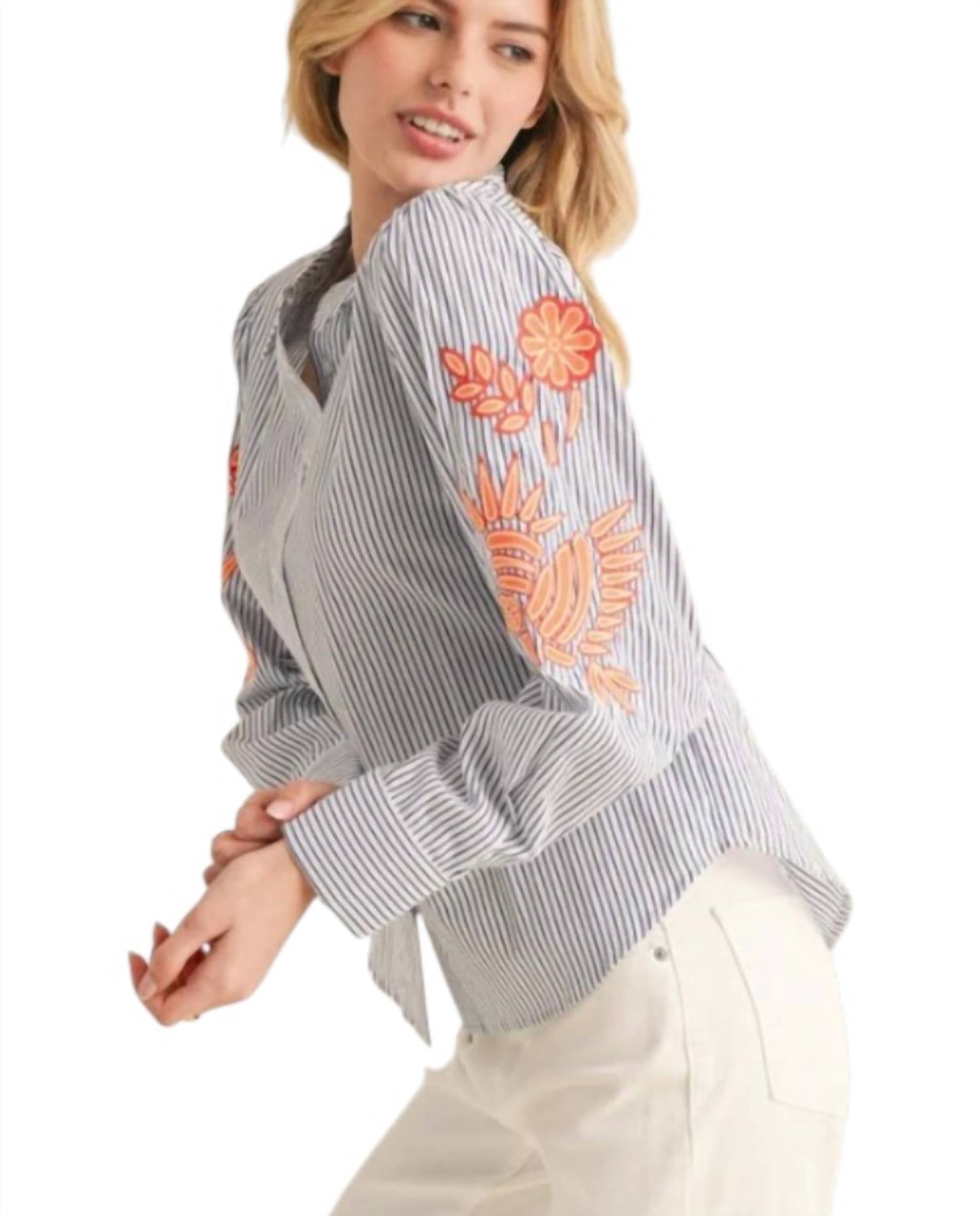 Jodifl - Floral Prep Blouse