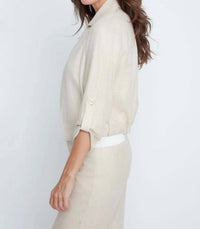 Renuar - Lurex Thread Woven Blazer Jacket