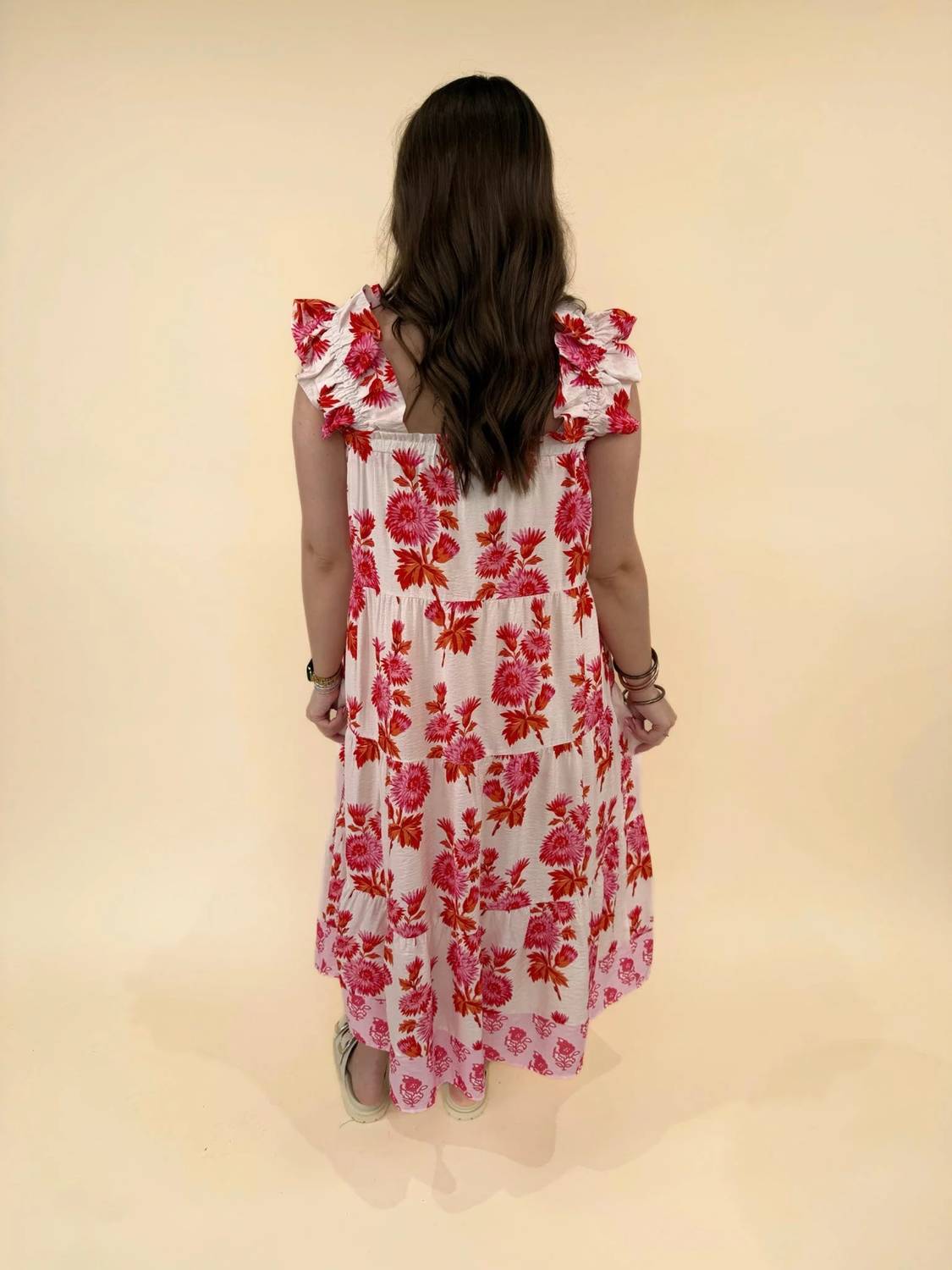 Thml - Florina Flutter Sleeve Floral Dress