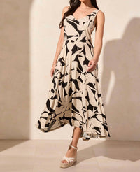 Tribal - Printed High-low Dress