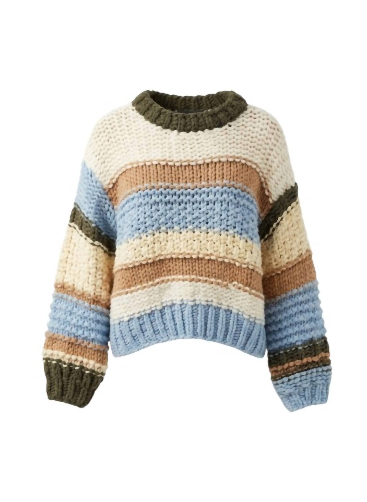 Sadie & Sage Women's Chunky Sweater in multicolor - women's sweater