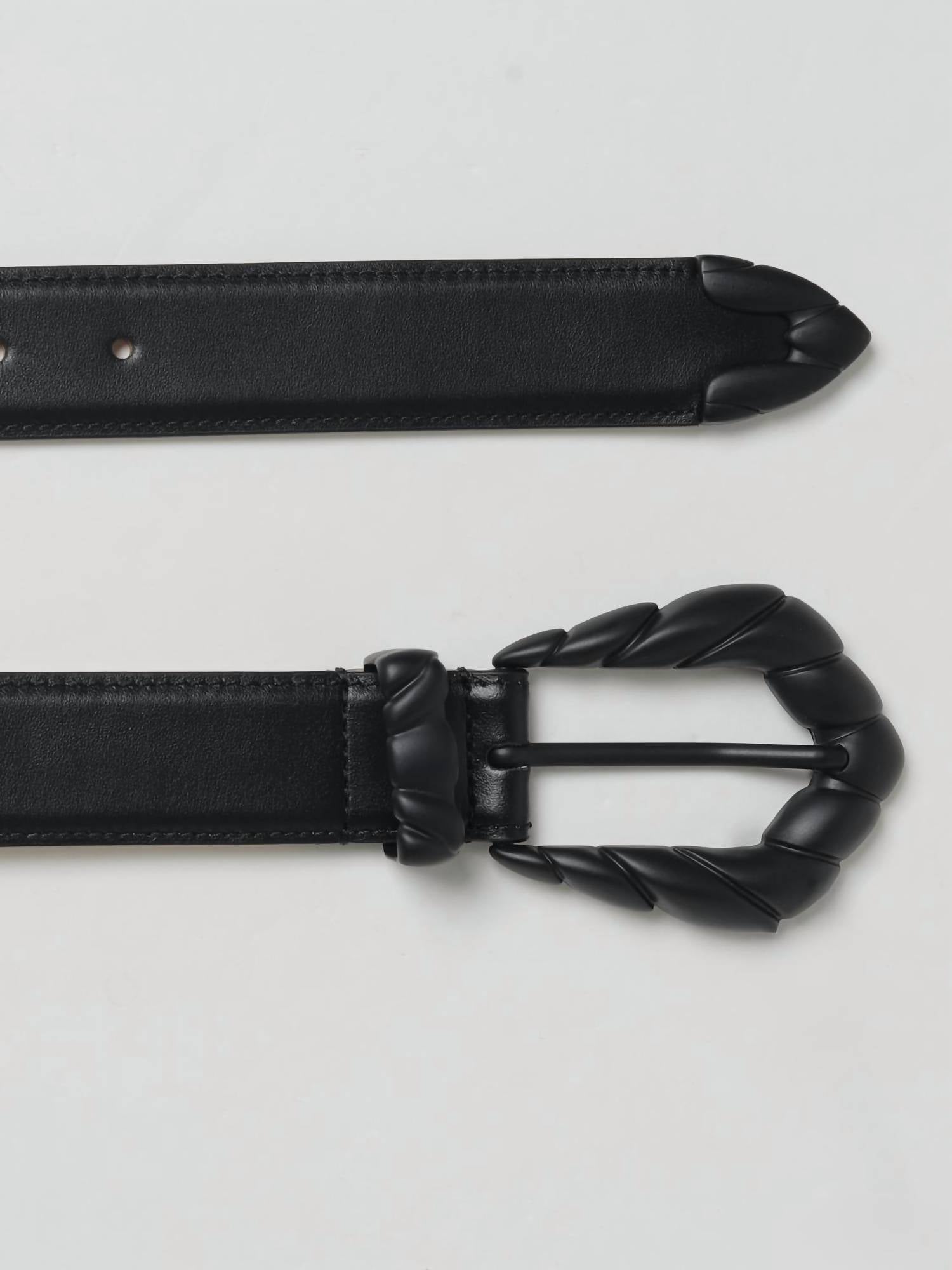 Iro - Embella Sculpted Buckled Leather Belt