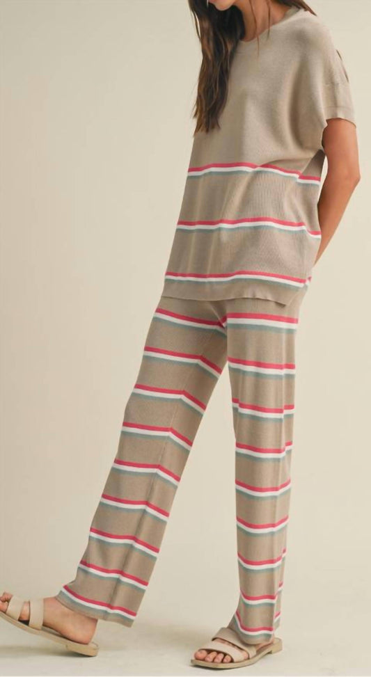 Wishlist - DYLAN STRIPED SWEATER SET
