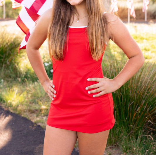 Sadie & Sage - Double Lined Romper Dress