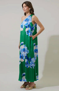 Sugarlips - Glena Floral Pleated Maxi Dress