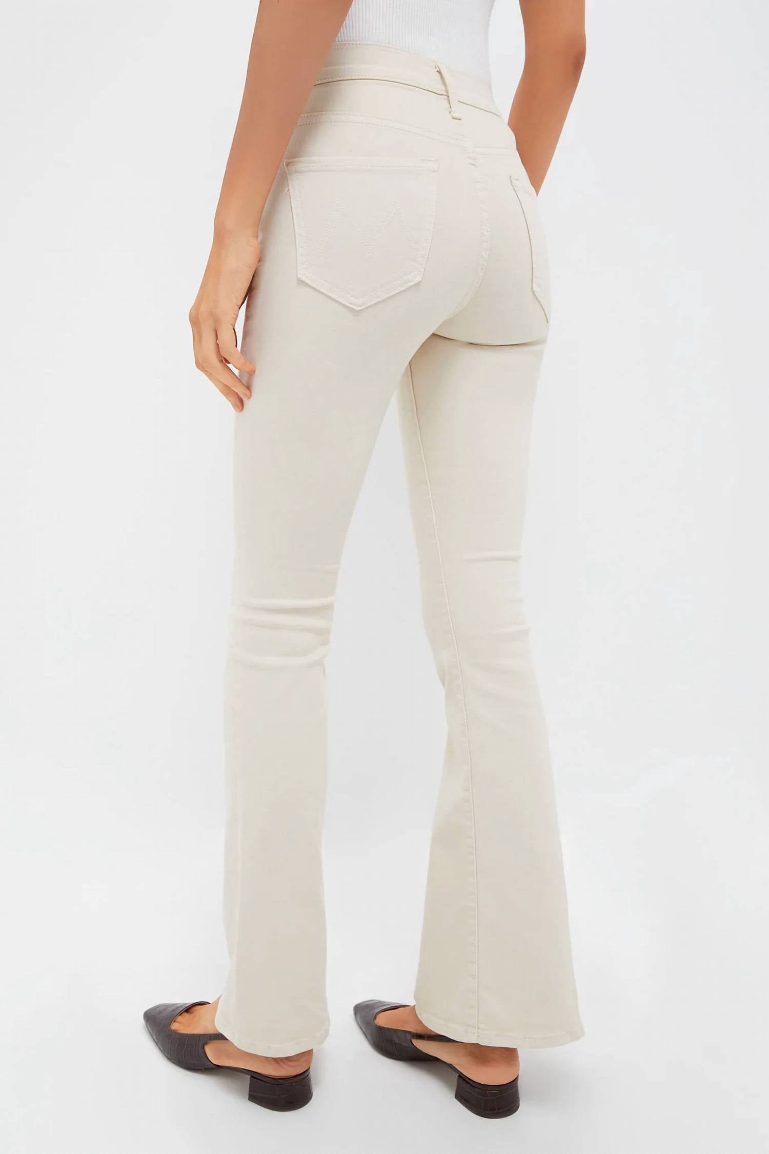 Mother - The Weekender Sneak Flared Mid Rise Jeans