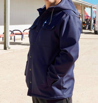Diamond Apparel - Hooded Shirt Jacket
