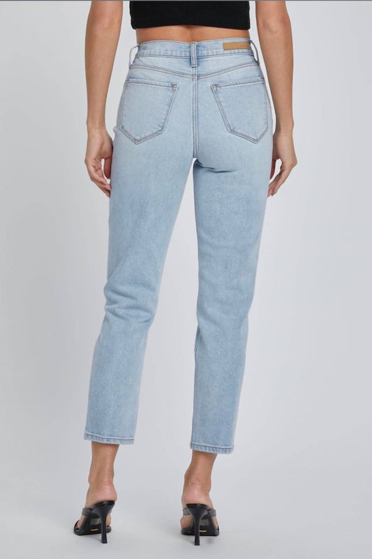 Cello - High Rise Ankle Length Mom Jeans