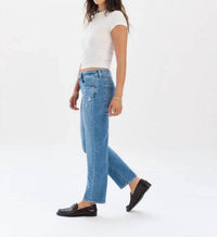 Daze - Rebel Mid Rise Ankle Slim Straight Leg Jeans