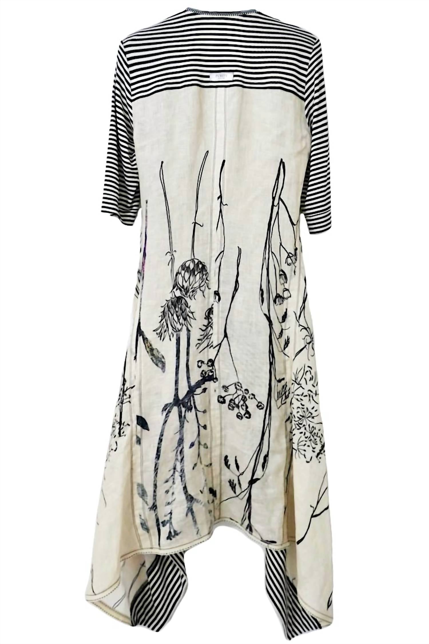 Beate Heymann - Linen Print Long Duster