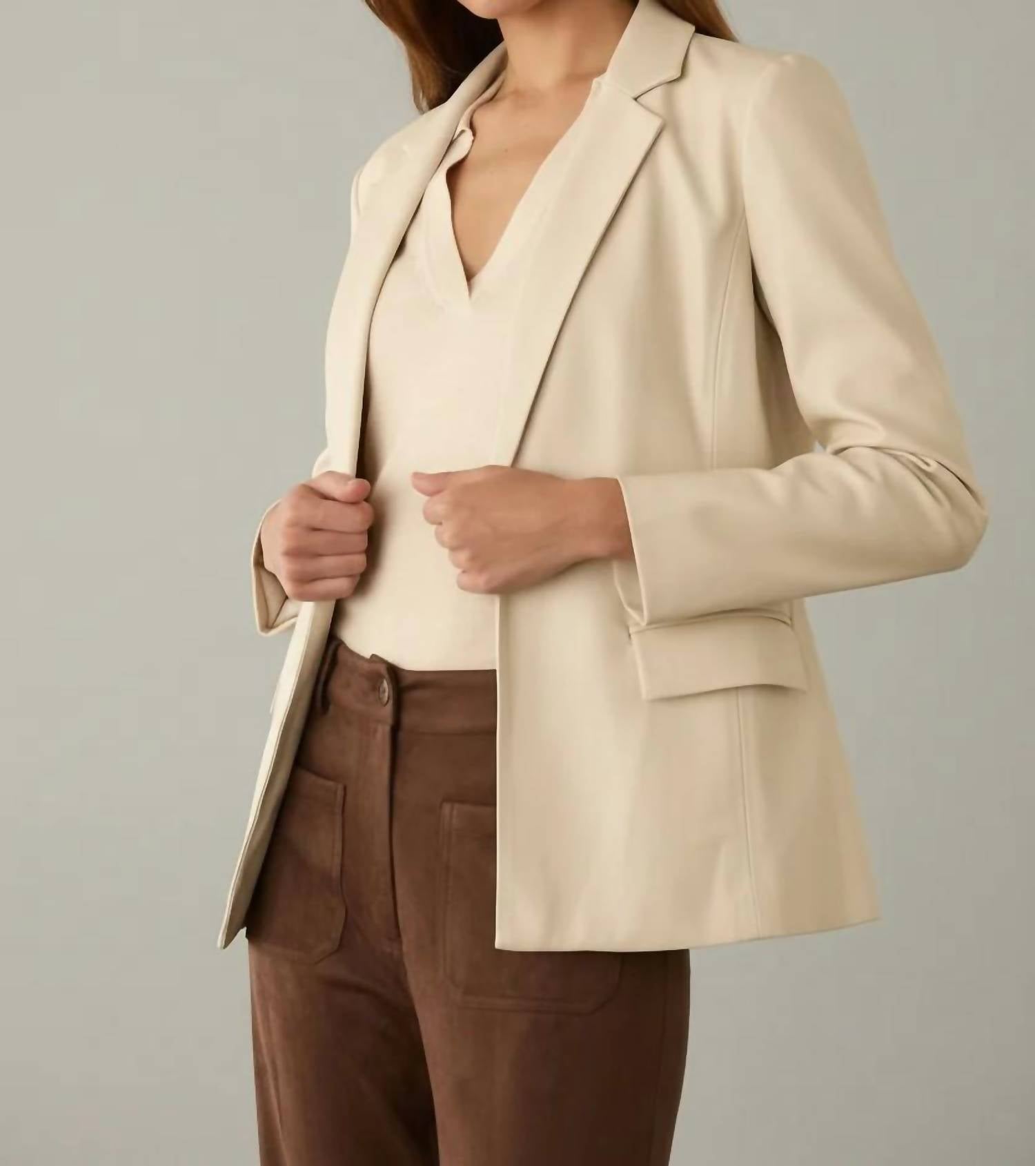 Skies Are Blue - Grace Open Front Blazer