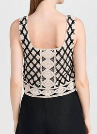 Z Supply - CALLE CROCHET CROPPED TANK