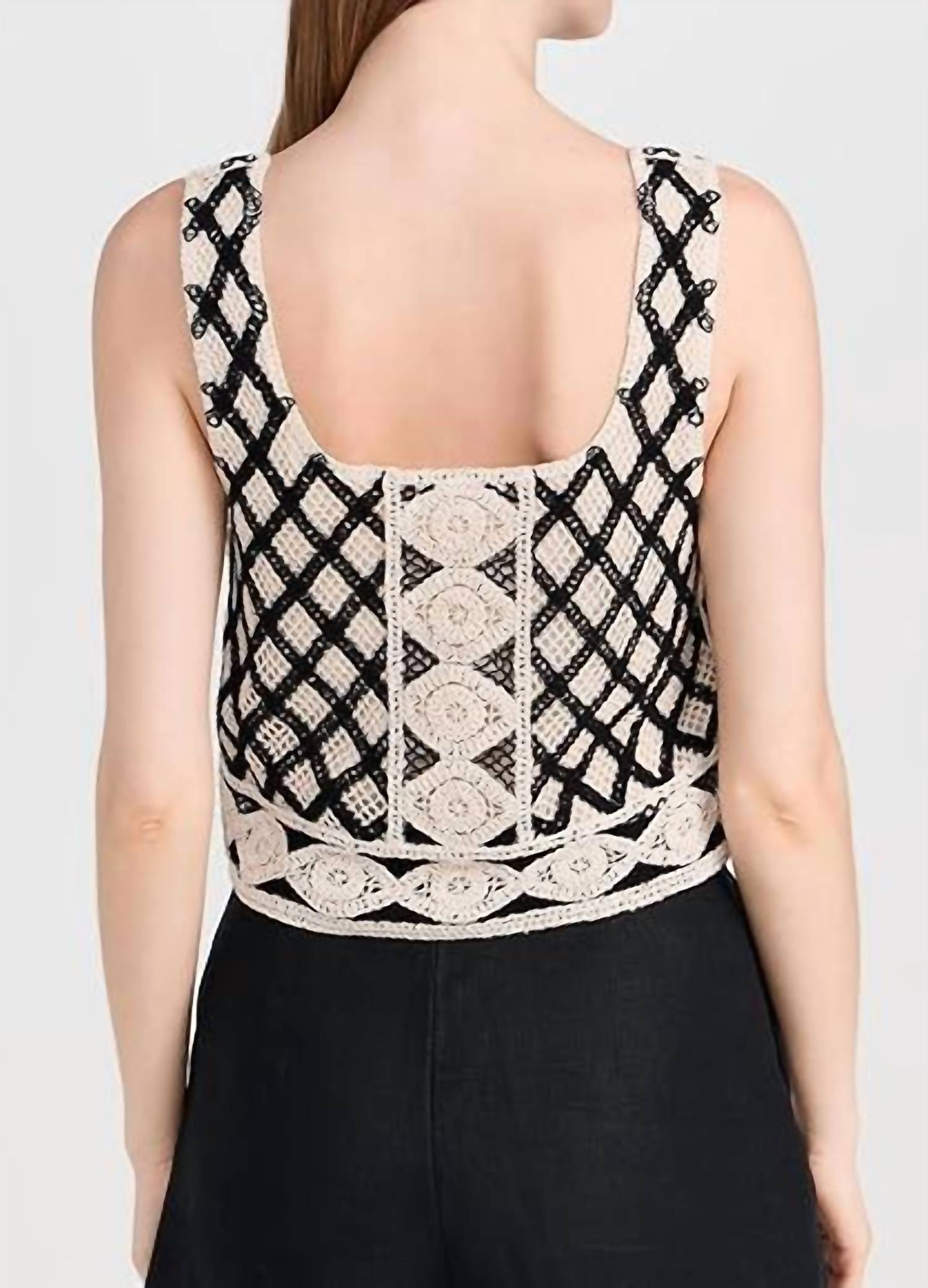 Z Supply - CALLE CROCHET CROPPED TANK