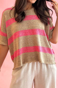Jupiter & Me - Colorblock Crew Neck Sweater