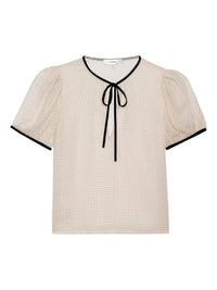 Frame - Tie Puff Sleeve Blouse