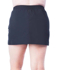 Maxine - Plus Size Woven Swim Board Skirt