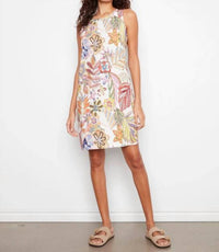 Charlie B - Printed Sleeveless Shift Dress