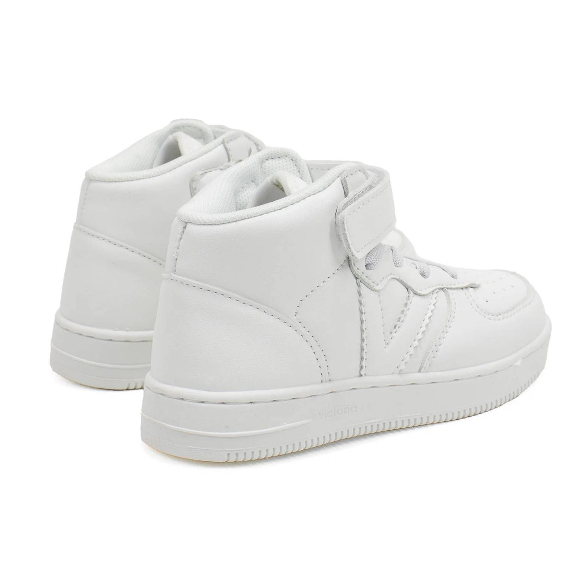 Victoria - Boy's Tiempo Faux Leather High-top Sneakers