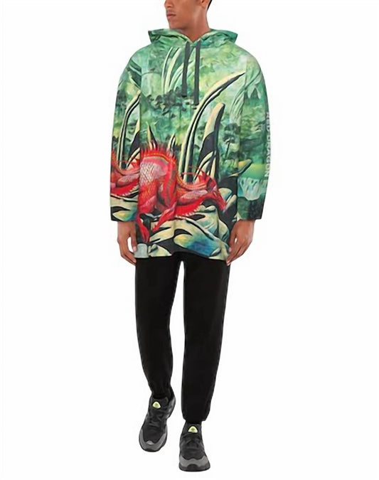 Valentino - Red Dragon Print Hoodie