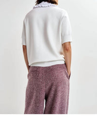 Essentiel Antwerp - Jewelry Embroidered Knit Polo