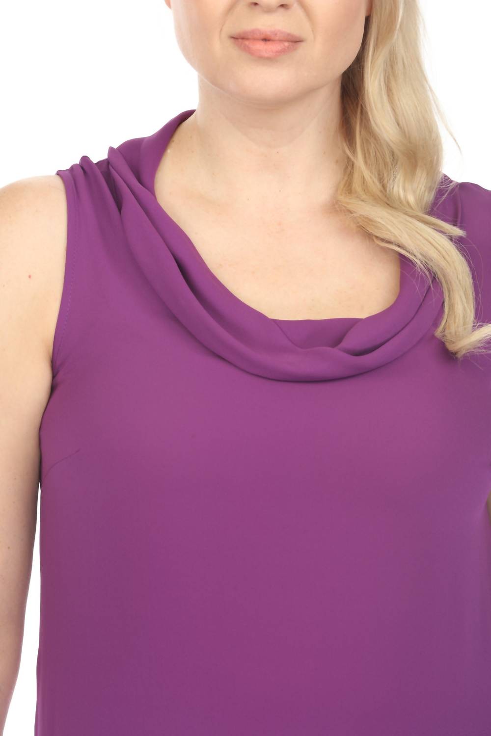 Joseph Ribkoff - Cowl Neck Sleeveless Lightweight Tank