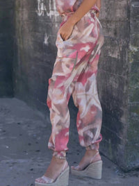 Nu Denmark - Abstract Print Cargo Pants