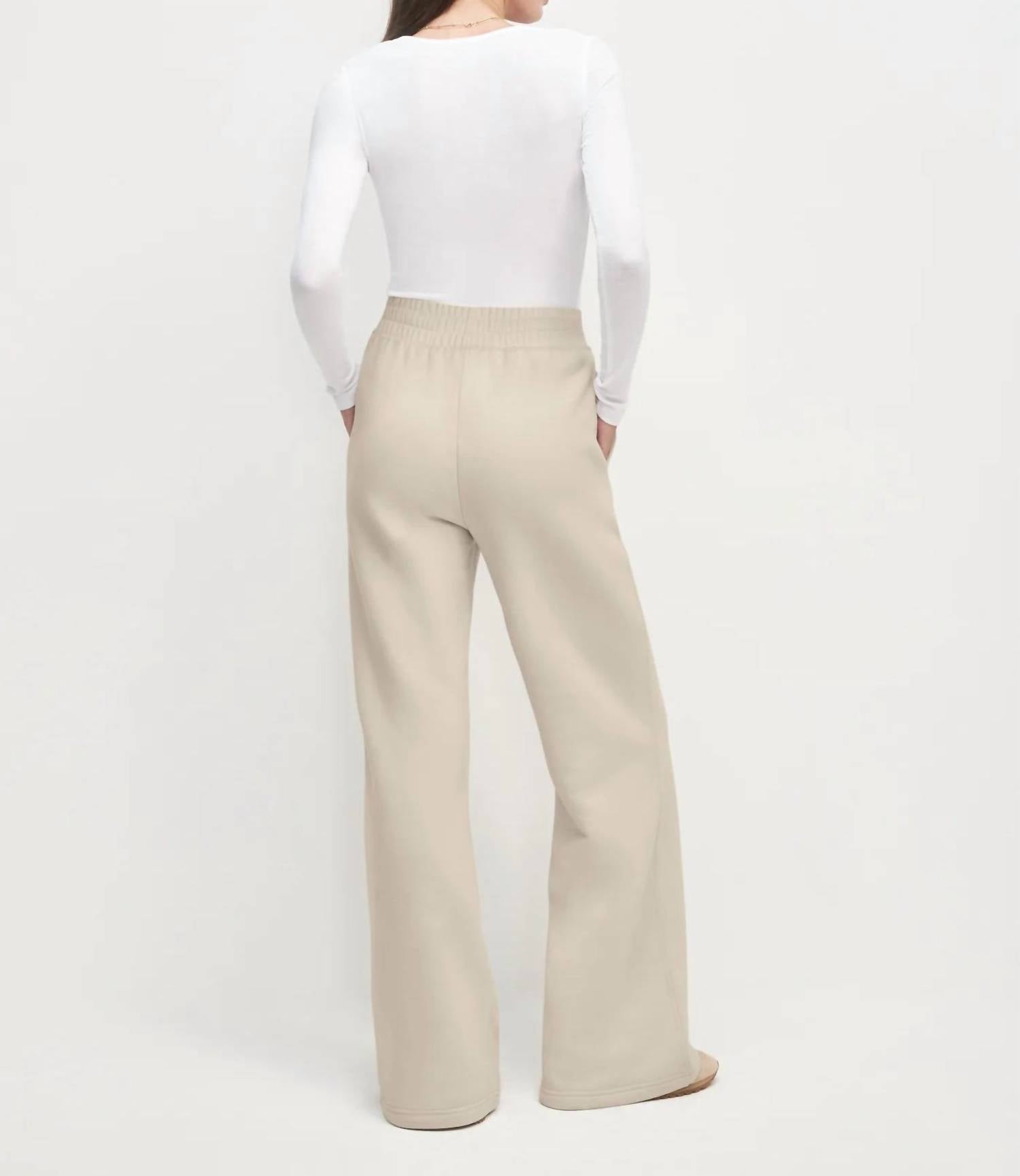 Favorite Daughter - Embroidered Wide Leg Sweatpant