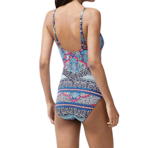 Tommy Bahama - Lace Up One Piece Swimsuit