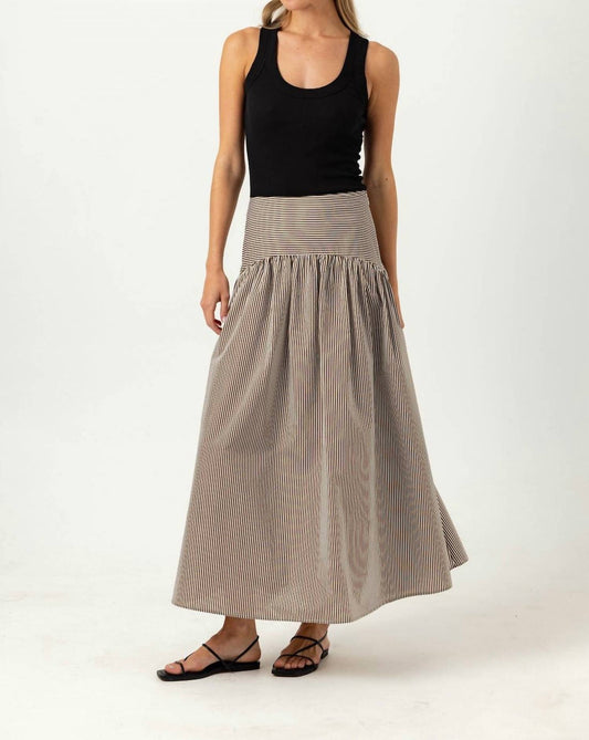 Sundays - STRIPE CELESTE SKIRT