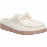HEY DUDE Women's Wendy Sherpa Slipper in egret - women's shoe
