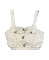 Le Lis - Button Cropped Top